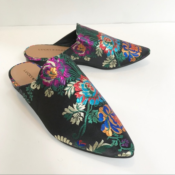 Lucky Brand Shoes - NWT Lucky Brand Blythh Embroidered Slide 8
